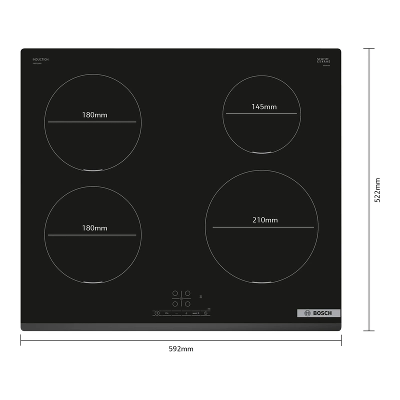 Bosch PIE631BB5E Serie 4 Induction Hob