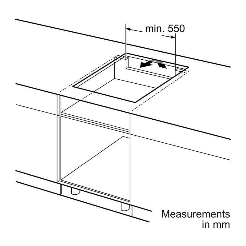 Bosch PIE631BB5E Serie 4 Induction Hob