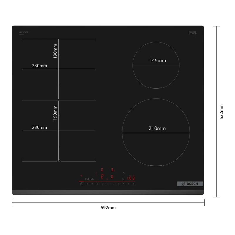 Bosch PIX631HC1E Series 6 FlexInduction Hob