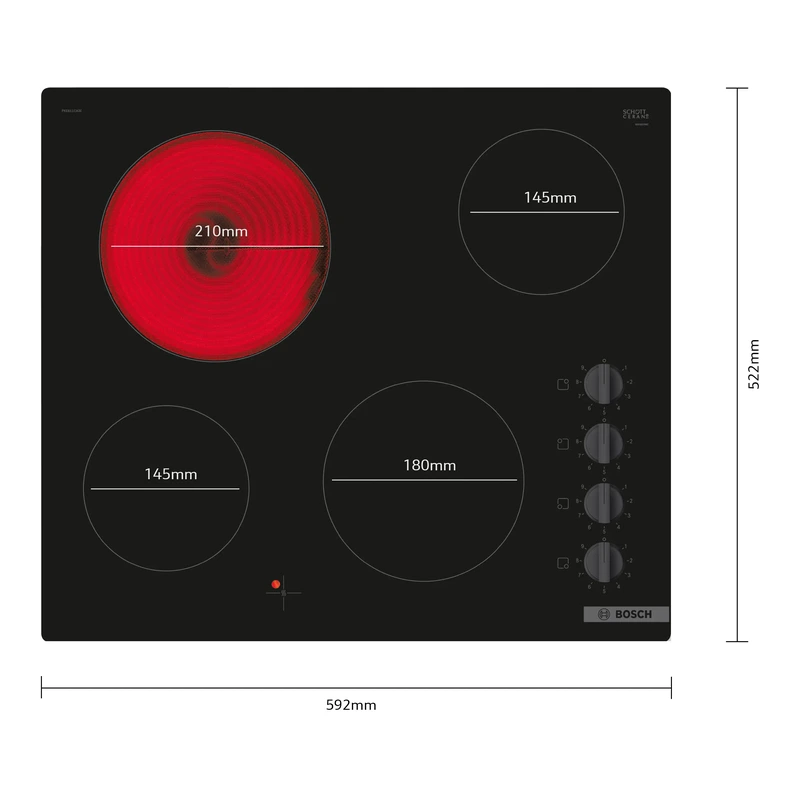 Bosch PKE611CA3E Serie 2 Ceramic Hob