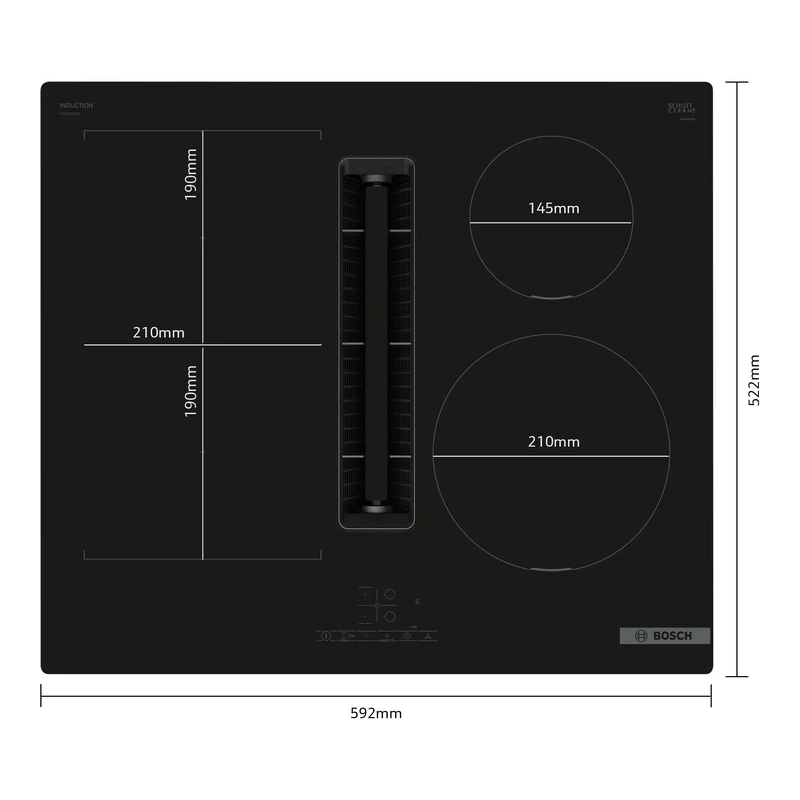 Bosch PVS611B16E Serie 4 Venting Induction Hob