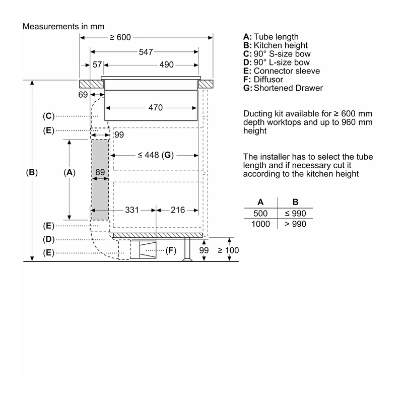 Bosch PVS611B16E Serie 4 Venting Induction Hob