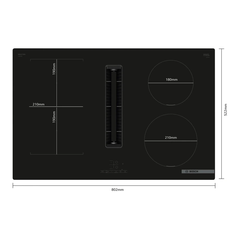 Bosch PVS811B16E Series 4 Venting Hob