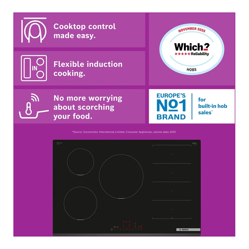 Bosch PXV831HC1E Series 6 FlexInduction Hob