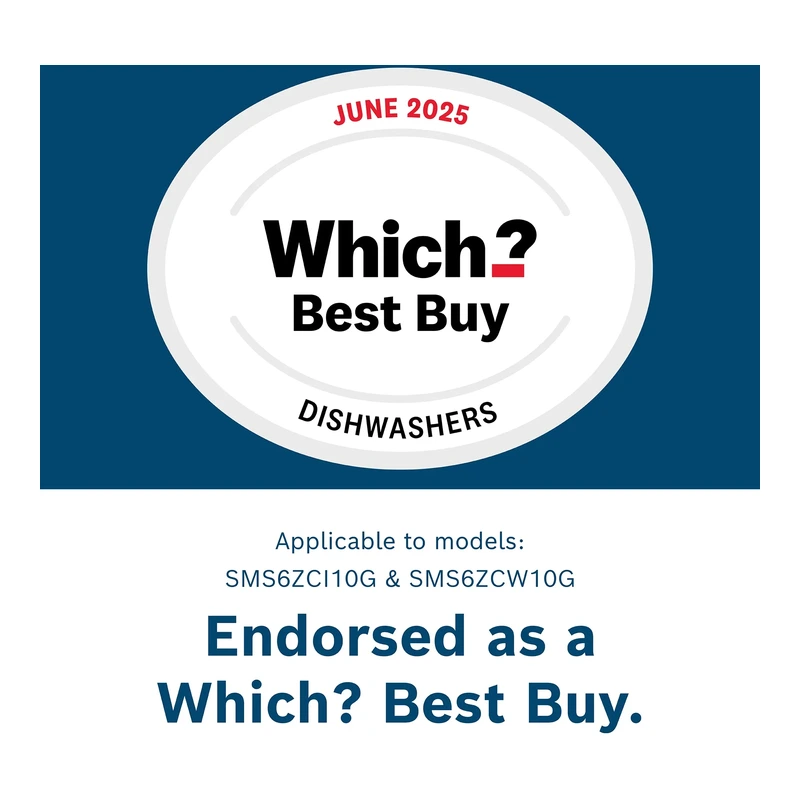 Bosch SMS6ZCW10G Series 6 Dishwasher