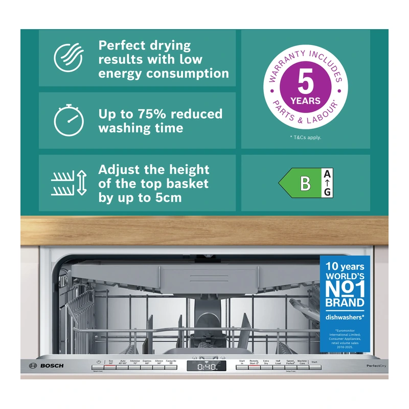 Bosch SMV6ZCX10G Series 6 Dishwasher