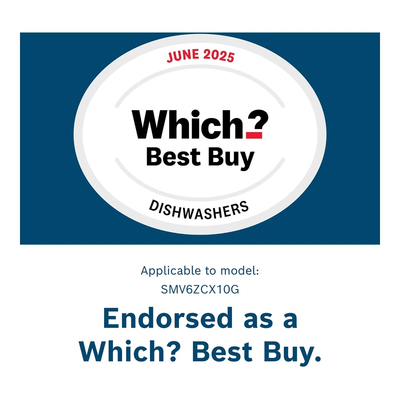 Bosch SMV6ZCX10G Series 6 Dishwasher