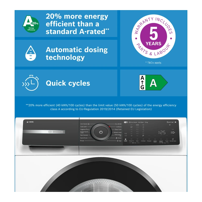 Bosch WGH254A0GB Series 6 Washing Machine