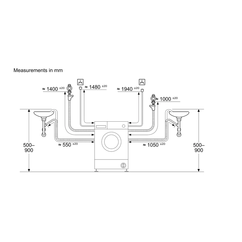 Bosch WKD28490GB Series 6 Washer Dryer
