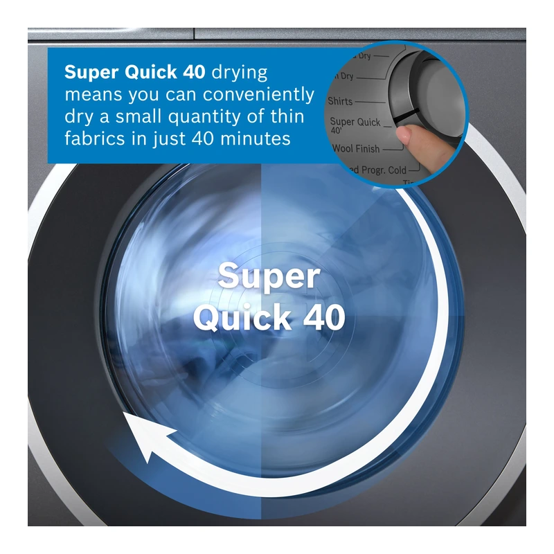 Bosch WQG245R2GB Series 6 Heat Pump Dryer
