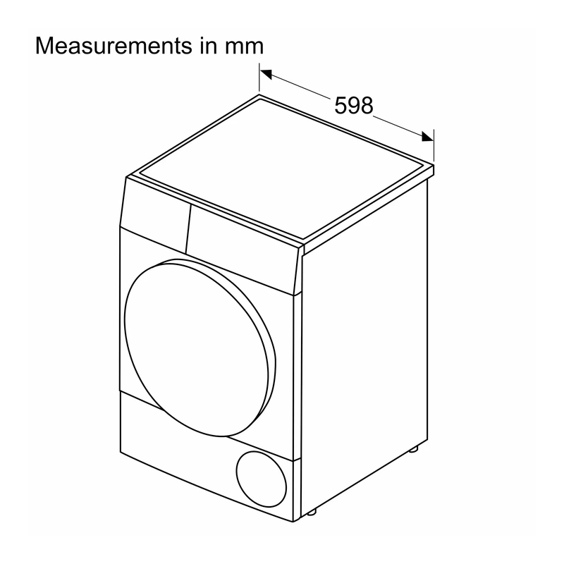 Bosch WQH246D9GB Series 6 Heat Pump Dryer