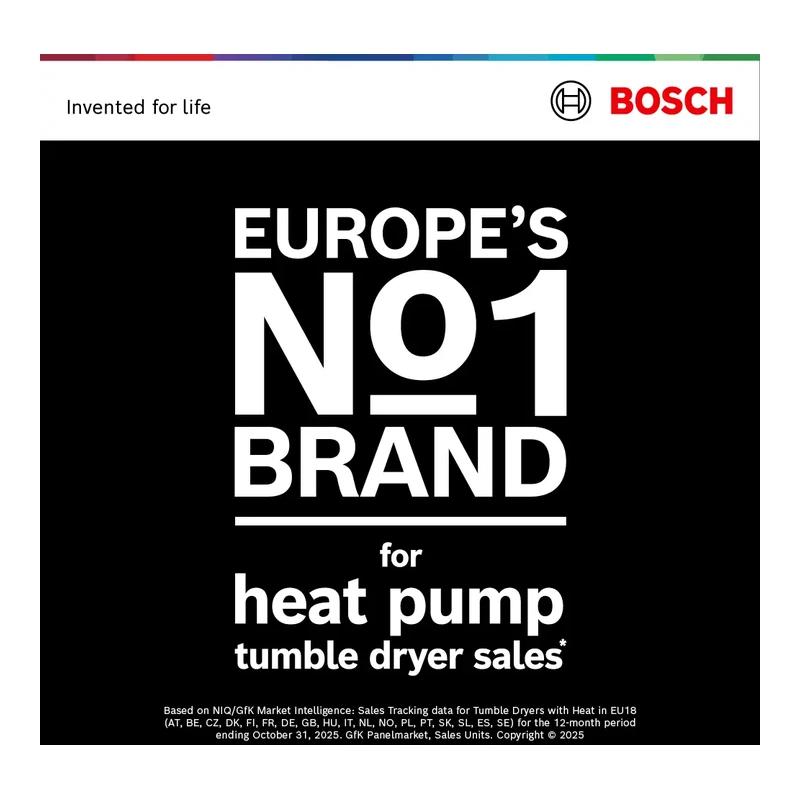 Bosch WQH246DRGB Series 6 Heat Pump Dryer