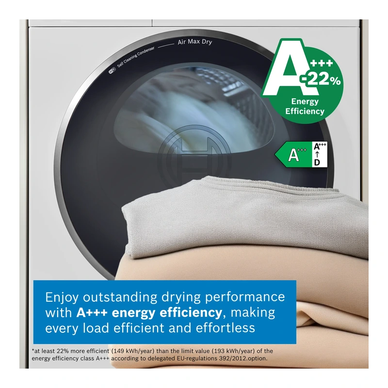 Bosch WRB247C9GB Series 8 Heat Pump Dryer
