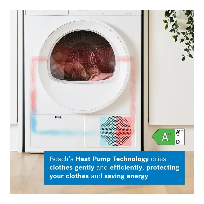 Bosch WTH85225GB Series 4 Heat Pump Dryer