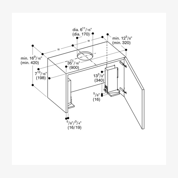 Gaggenau AA210491 Mounting Kit