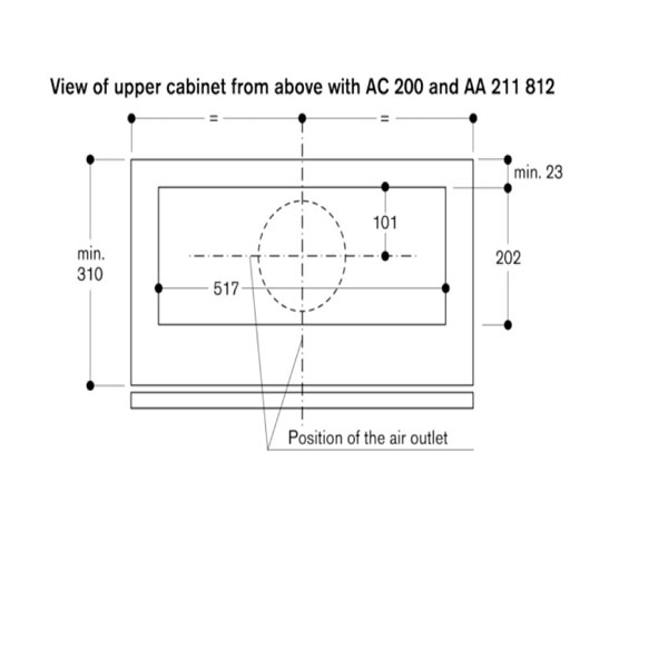 Gaggenau AC200161 Canopy Hood-Daigram 3.jpg