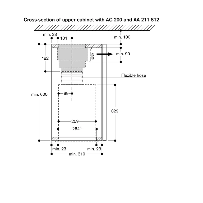 Gaggenau AC200191 Canopy Hood