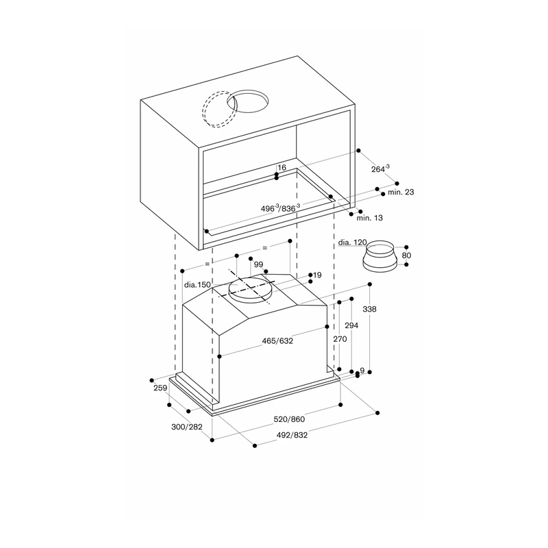 Gaggenau AC200191 Canopy Hood