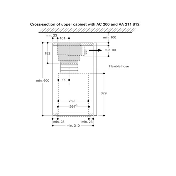 Gaggenau AC200191 Canopy Hood3-diagram 3.jpg