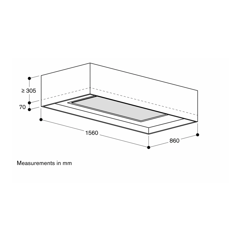Gaggenau AC250121 200 Series Ceiling Hood