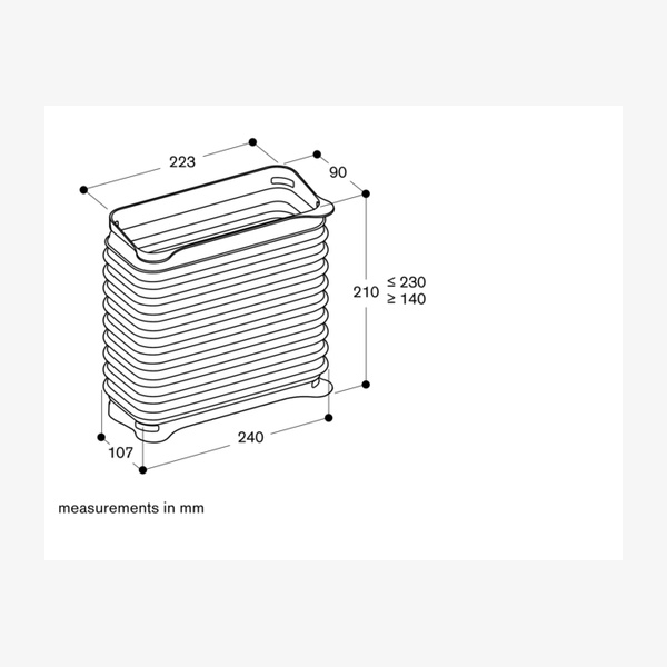 Gaggenau AD410040 Flexible Connecting Piece