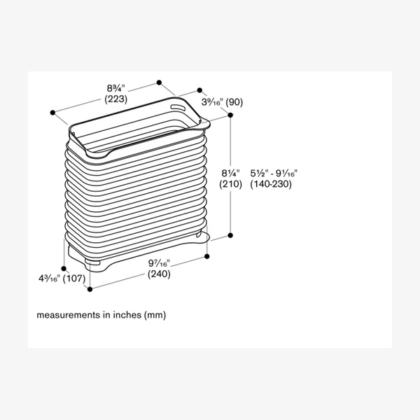 Gaggenau AD410040 Flexible Connecting Piece