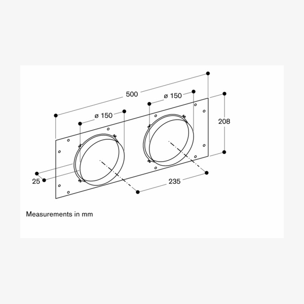 Gaggenau AD754049 Connection Piece