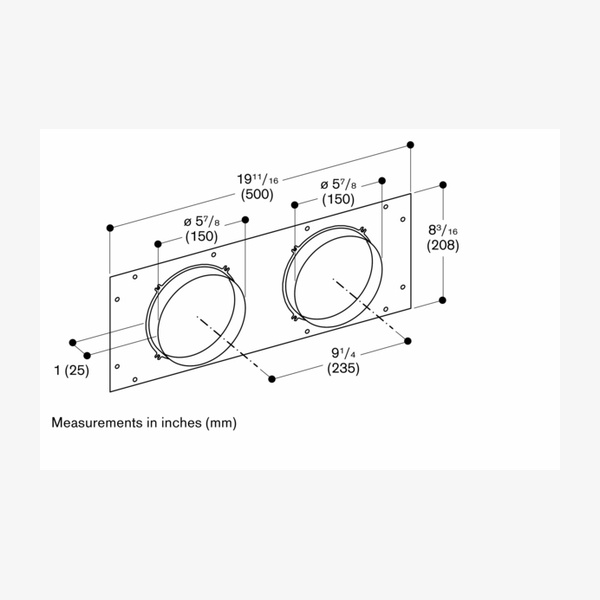 Gaggenau AD754049 Connection Piece