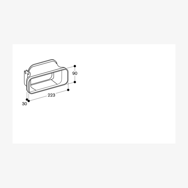 Gaggenau AD851041 Connecting Piece VL 200