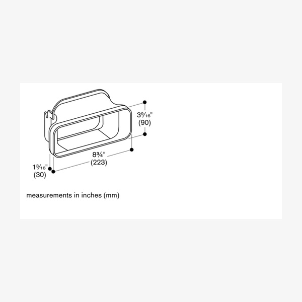 Gaggenau AD851041 Connecting Piece VL 200