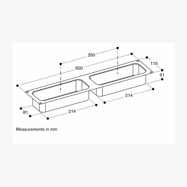 Gaggenau AD854050 Connection Piece