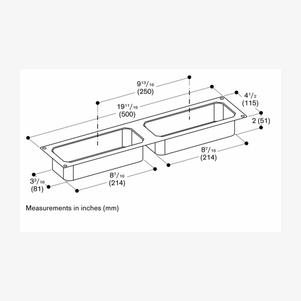 Gaggenau AD854050 Connection Piece