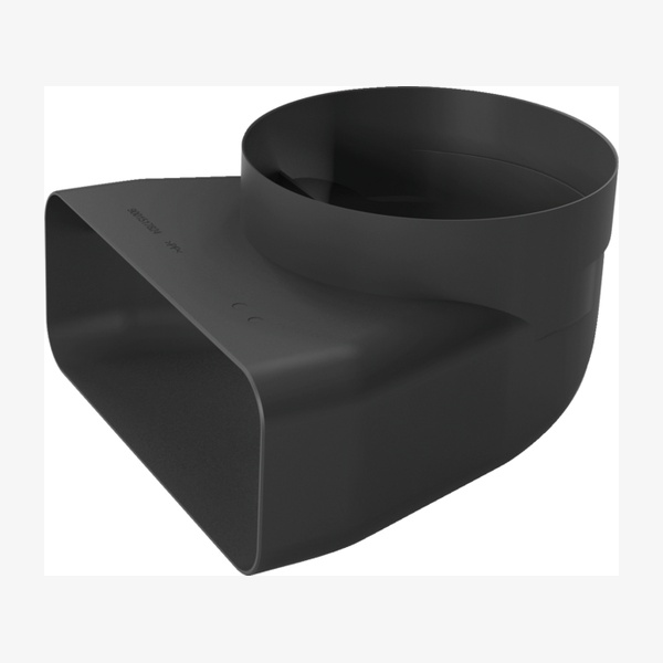 Gaggenau AD857042 Adaptor 90° bended, Round/Flat
