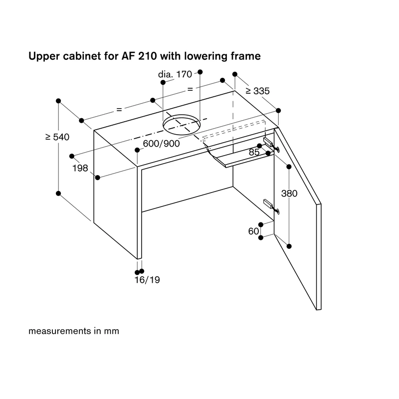 Gaggenau AF210192 Telescopic Hood