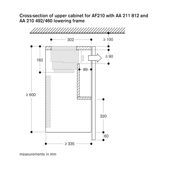 Gaggenau AF210192 Hood-Diagram 1.jpg