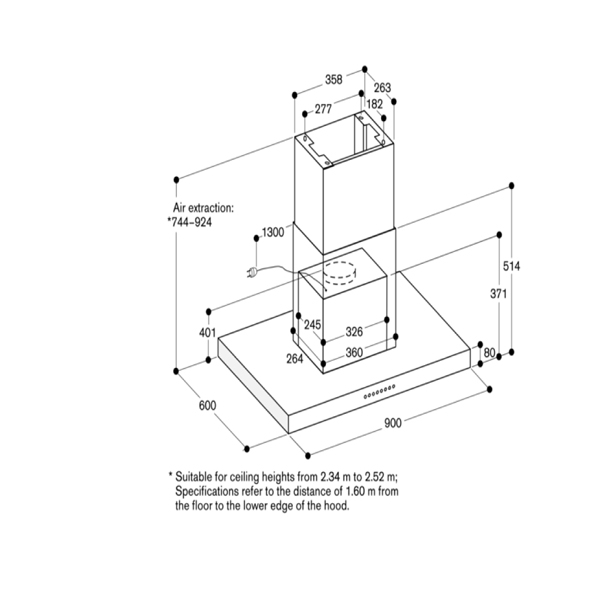 Gaggenau AI240191 Hood- Diagram 1.jpg