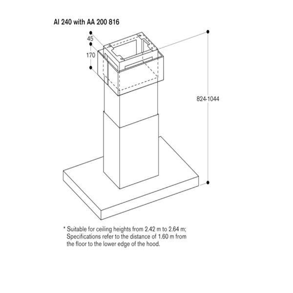 Gaggenau AI240191 Hood- Diagram 2.jpg