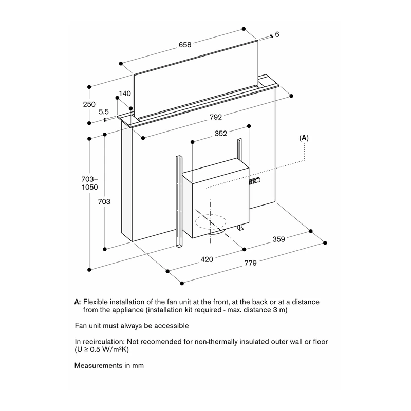 Gaggenau AL200180 200 Series Downdraft
