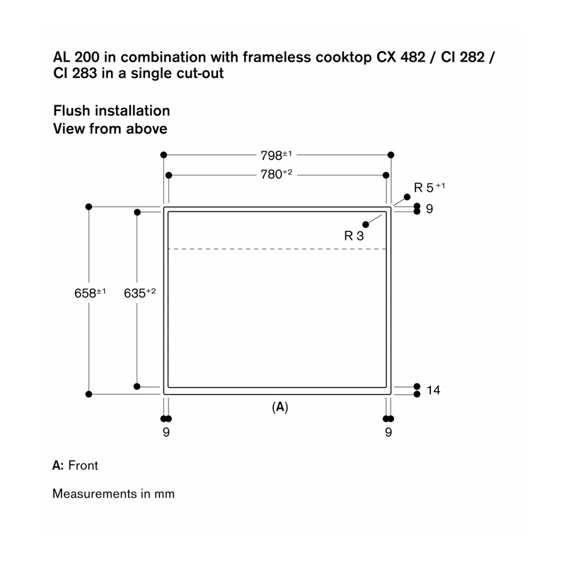 Gaggenau AL200180 200 Series Downdraft