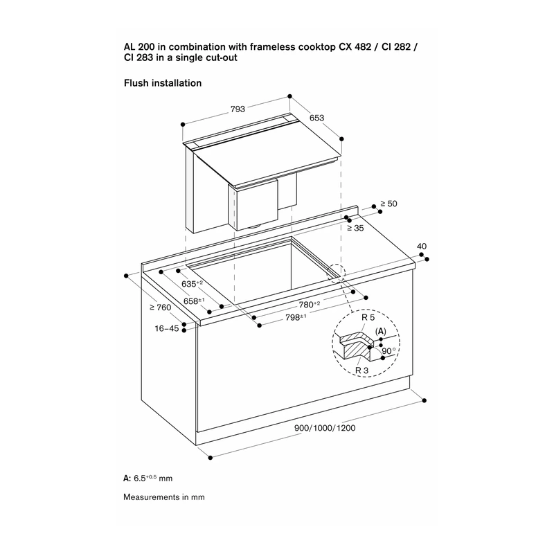 Gaggenau AL200180 200 Series Downdraft