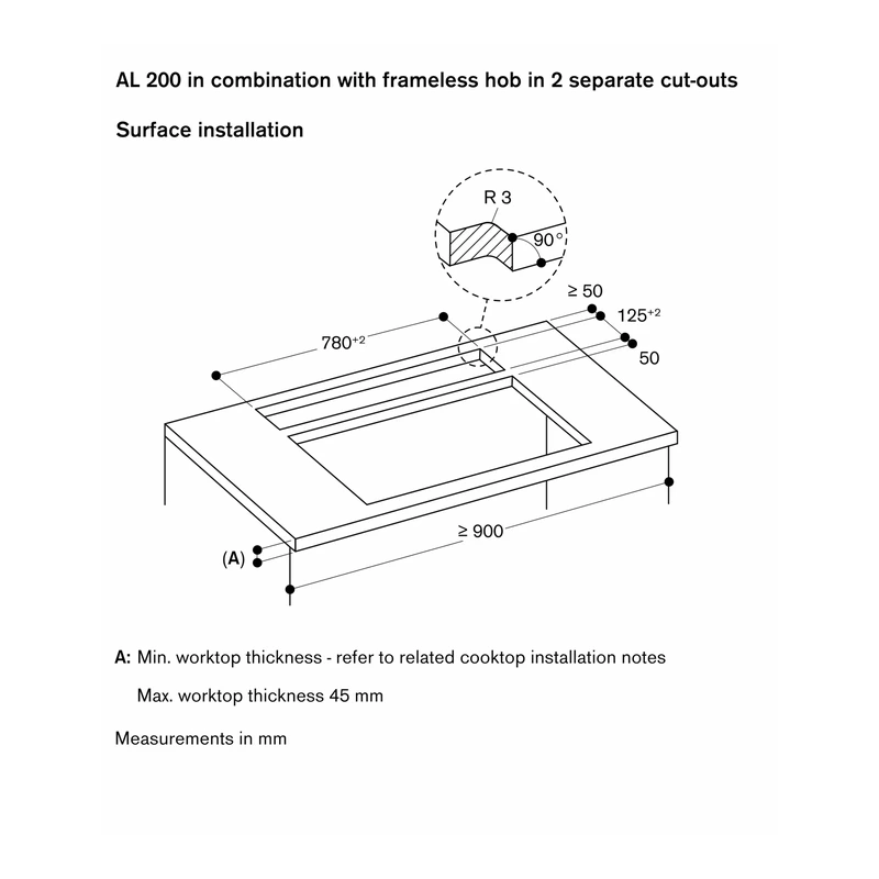 Gaggenau AL200180 200 Series Downdraft