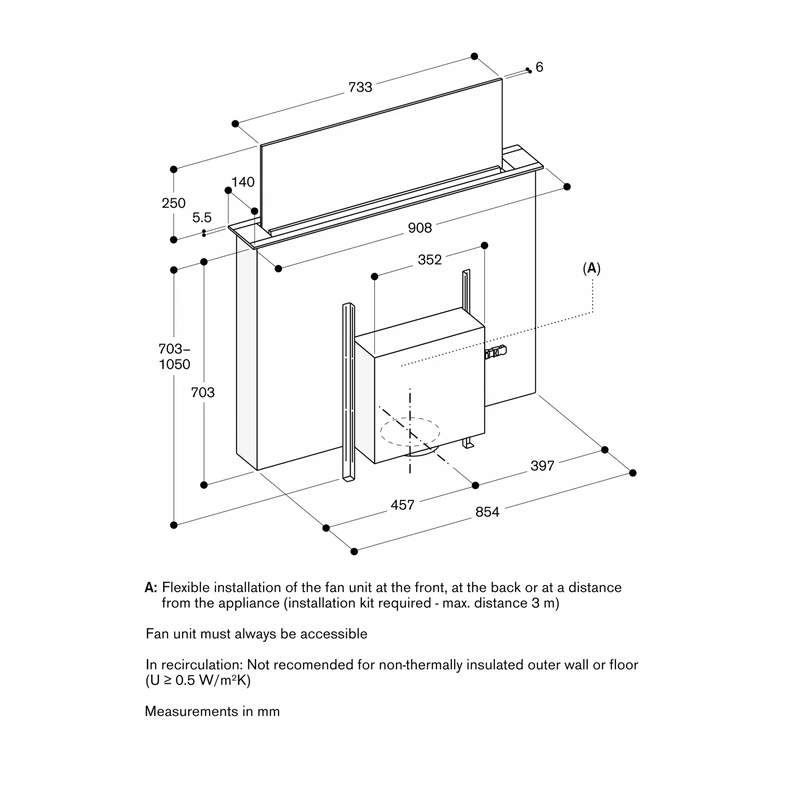 Gaggenau AL200190 200 Series Downdraft