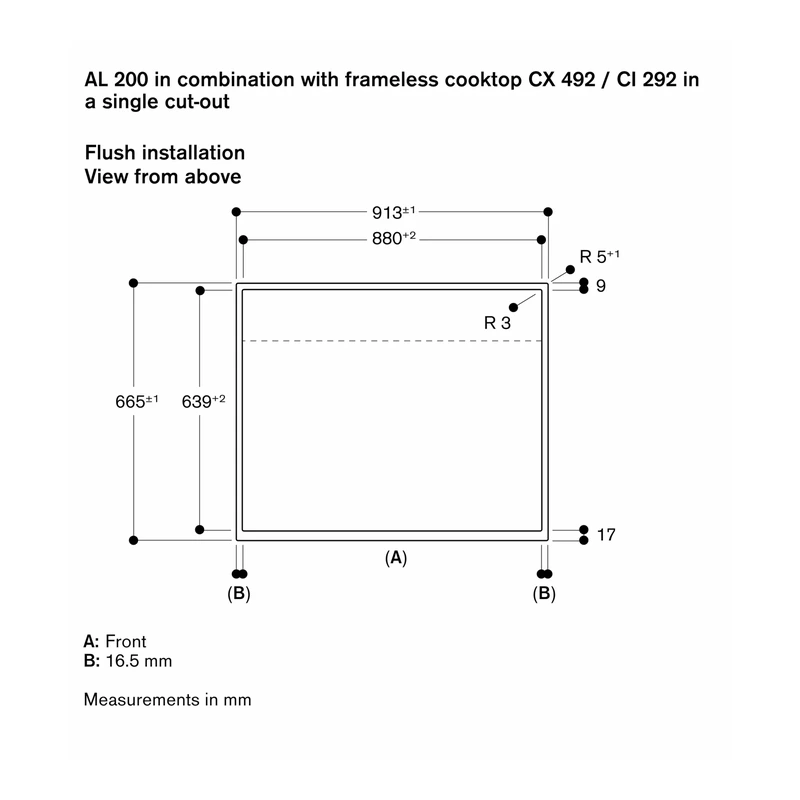 Gaggenau AL200190 200 Series Downdraft
