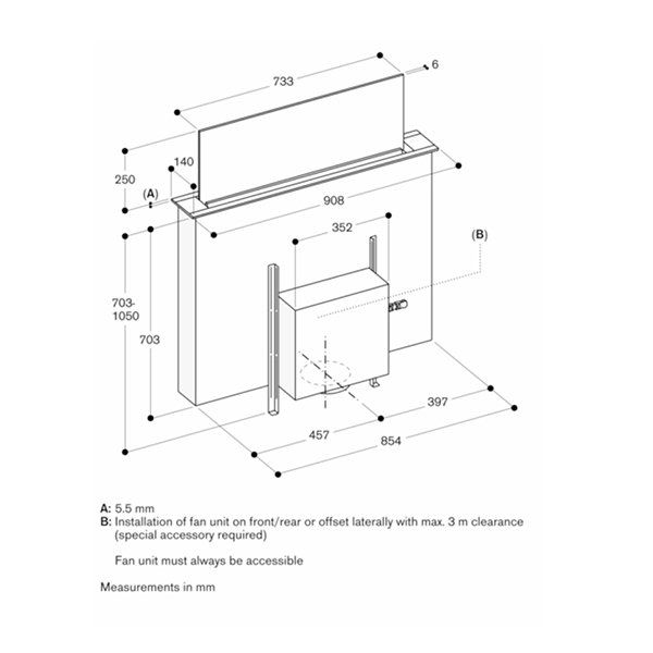 Gaggenau AL200190 Hood-diagram 4.jpg