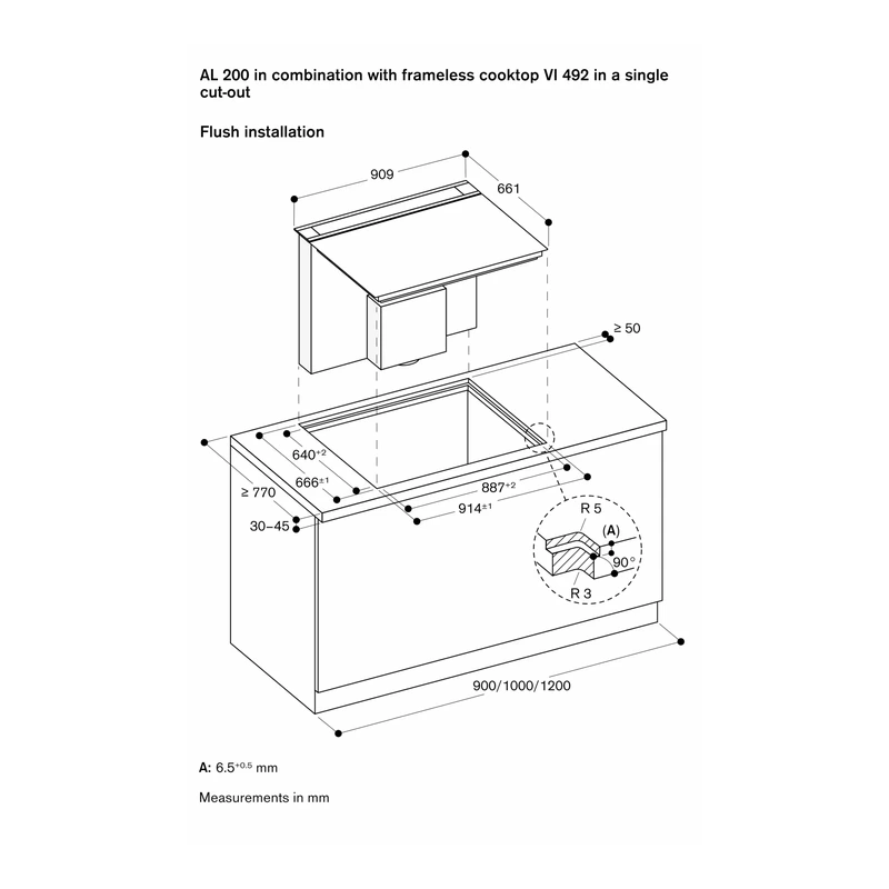 Gaggenau AL200190 200 Series Downdraft