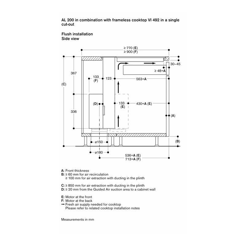 Gaggenau AL200190 200 Series Downdraft