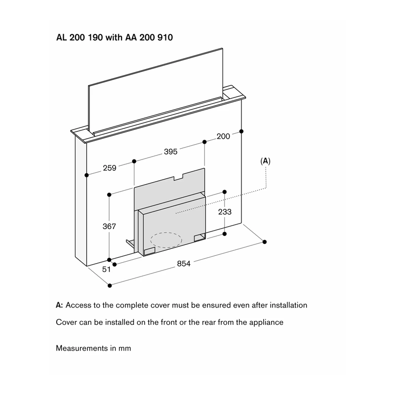 Gaggenau AL200190 200 Series Downdraft
