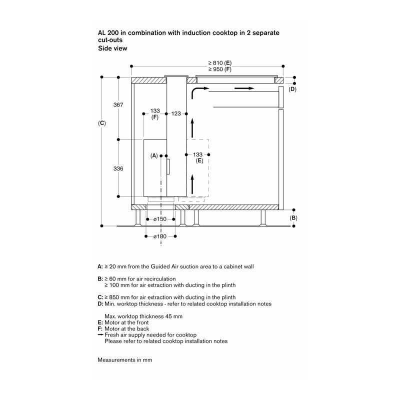 Gaggenau AL200190 200 Series Downdraft