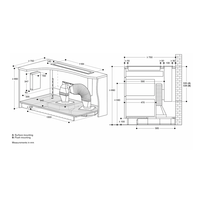 Gaggenau AL400122 400 Series Downdraft (Recirculation Only)