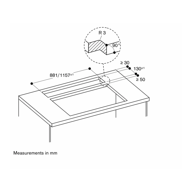 Gaggenau AL400122 400 Series Downdraft (Recirculation Only)